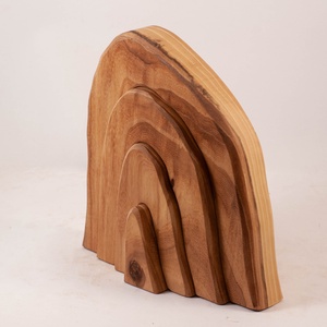  Fa barlang, fa építő, kirakó - játék & sport - készségfejlesztő és logikai játék - szín és formaválogató játékok - Meska.hu