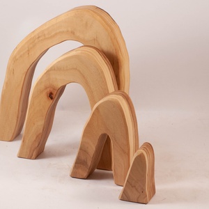  Fa barlang, fa építő, kirakó - játék & sport - készségfejlesztő és logikai játék - szín és formaválogató játékok - Meska.hu