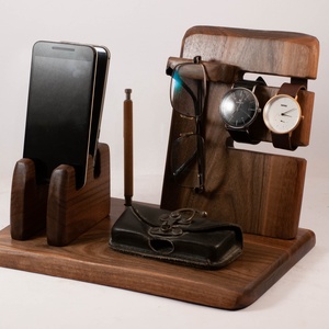 2 Mobil-, szemüveg-, óra-, toll tartó, asztali rendező, Otthon & Életmód, Tárolás & Rendszerezés, Íróasztali tároló, Famegmunkálás, MESKA
