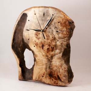 Fa falióra, rusztikus faóra,  - otthon & életmód - dekoráció - fali és függő dekoráció - falióra & óra - Meska.hu