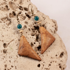 Fa fülbevaló - ékszer - fülbevaló - lógó fülbevaló - Meska.hu