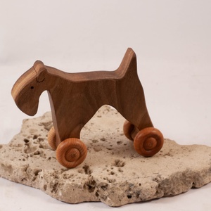 Fa kutya, foxi kutya, Játék & Sport, Húzó & Tolójátékok, Famegmunkálás, MESKA