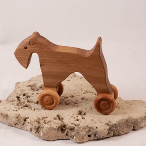 Fa kutya, foxi kutya, Játék & Sport, Húzó & Tolójátékok, Famegmunkálás, MESKA