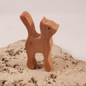 Fa cica, macska - játék & sport - húzó & tolójátékok - Meska.hu