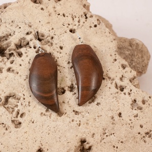 Fa fülbevaló - Meska.hu