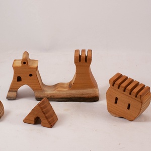  Fa várkastély, fa építő, kirakó - játék & sport - építőjáték - Meska.hu