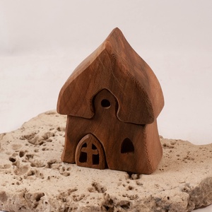  Fa házikó, fa építő, kirakó, Játék & Sport, Építőjáték, Famegmunkálás, MESKA