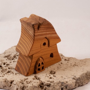  Fa házikó, fa építő, kirakó - játék & sport - építőjáték - Meska.hu