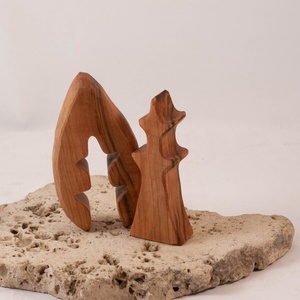  Fa fa, fa építő, kirakó - játék & sport - készségfejlesztő és logikai játék - szín és formaválogató játékok - Meska.hu