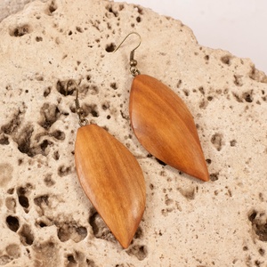 Fa fülbevaló - Meska.hu