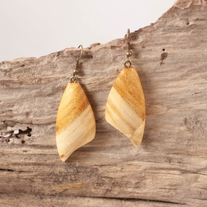Fa fülbevaló - ékszer - fülbevaló - lógó fülbevaló - Meska.hu