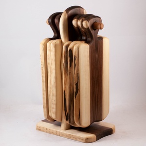  vágódeszka szett, tartóval 6 db-os, Otthon & Életmód, Konyhafelszerelés, tálalás, Sütés, főzés, Vágódeszka, Famegmunkálás, MESKA