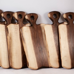  vágódeszka szett, tartóval 6 db-os - otthon & életmód - konyhafelszerelés, tálalás - sütés, főzés - vágódeszka - Meska.hu