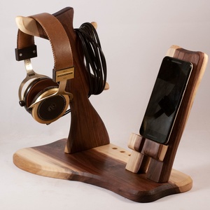 Fejhallgató, és mobil tartó, asztali rendező - otthon & életmód - tárolás & rendszerezés - íróasztali tároló - Meska.hu