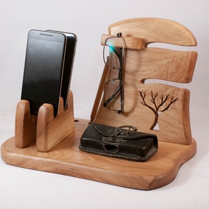 2 Mobil-, szemüveg-, óra-, toll tartó, asztali rendező, Otthon & Életmód, Tárolás & Rendszerezés, Íróasztali tároló, Famegmunkálás, MESKA