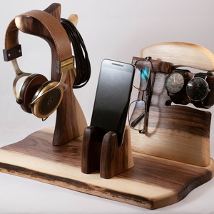   Mobil-, szemüveg-, fejhallgató, 2 óra-, asztali rendező, Otthon & Életmód, Tárolás & Rendszerezés, Íróasztali tároló, Famegmunkálás, MESKA