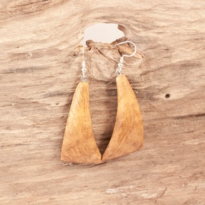 Fa fülbevaló - ékszer - fülbevaló - lógó fülbevaló - Meska.hu