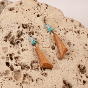 Fa fülbevaló - ékszer - fülbevaló - lógó fülbevaló - Meska.hu