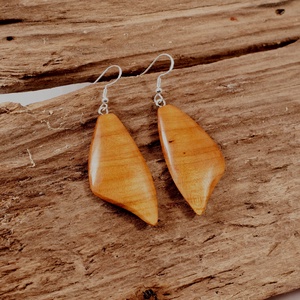 Fa fülbevaló, Ékszer, Fülbevaló, Lógó fülbevaló, Ékszerkészítés, Famegmunkálás, MESKA