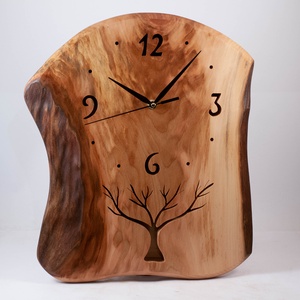 Fa falióra, rusztikus faóra,  - otthon & életmód - dekoráció - fali és függő dekoráció - falióra & óra - Meska.hu