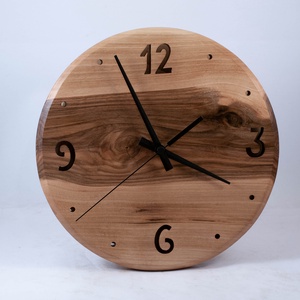 Fa falióra, kerek faóra,  - otthon & életmód - dekoráció - fali és függő dekoráció - falióra & óra - Meska.hu
