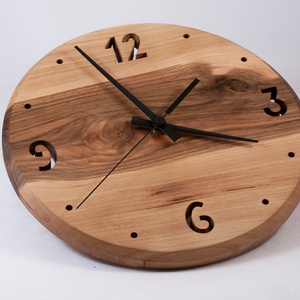 Fa falióra, kerek faóra,  - otthon & életmód - dekoráció - fali és függő dekoráció - falióra & óra - Meska.hu