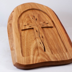 Mintás kereszt, fakereszt falidísz, Otthon & Életmód, Vallás, Kereszt, Famegmunkálás, MESKA