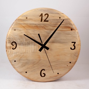 Fa falióra, kerek faóra,  - otthon & életmód - dekoráció - fali és függő dekoráció - falióra & óra - Meska.hu