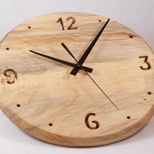 Fa falióra, kerek faóra,  - otthon & életmód - dekoráció - fali és függő dekoráció - falióra & óra - Meska.hu