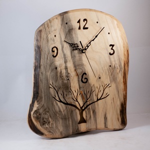 Fa falióra, rusztikus faóra,  - otthon & életmód - dekoráció - fali és függő dekoráció - falióra & óra - Meska.hu