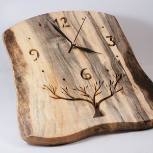 Fa falióra, rusztikus faóra,  - otthon & életmód - dekoráció - fali és függő dekoráció - falióra & óra - Meska.hu