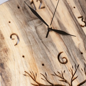 Fa falióra, rusztikus faóra,  - otthon & életmód - dekoráció - fali és függő dekoráció - falióra & óra - Meska.hu
