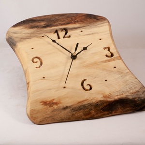 Fa falióra, rusztikus faóra,  - otthon & életmód - dekoráció - fali és függő dekoráció - falióra & óra - Meska.hu