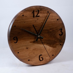 Fa falióra, kerek faóra, , Otthon & Életmód, Dekoráció, Fali és függő dekoráció, Falióra & óra, Famegmunkálás, MESKA