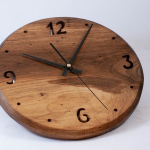 Fa falióra, kerek faóra,  - otthon & életmód - dekoráció - fali és függő dekoráció - falióra & óra - Meska.hu