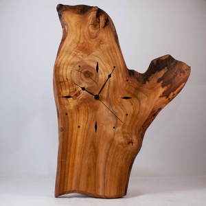 Fa falióra, rusztikus faóra, , Otthon & Életmód, Dekoráció, Fali és függő dekoráció, Falióra & óra, Famegmunkálás, MESKA