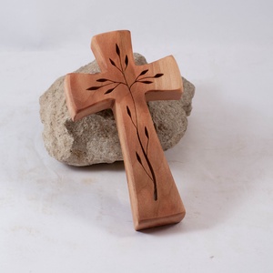 Mintás fakereszt, fali kereszt , Otthon & Életmód, Vallás, Kereszt, Famegmunkálás, MESKA