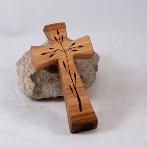 Mintás fakereszt, fali kereszt , Otthon & Életmód, Vallás, Kereszt, Famegmunkálás, MESKA