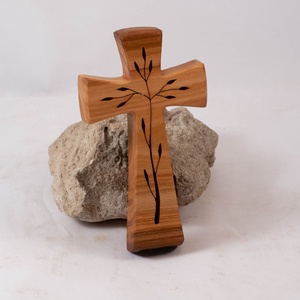 Mintás fakereszt, fali kereszt  - otthon & életmód - vallás - kereszt - Meska.hu