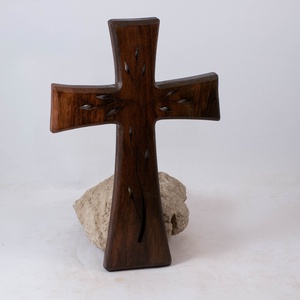 Mintás fakereszt, fali kereszt  - otthon & életmód - vallás - kereszt - Meska.hu