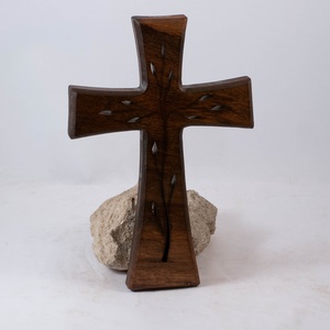 Mintás fakereszt, fali kereszt  - otthon & életmód - vallás - kereszt - Meska.hu