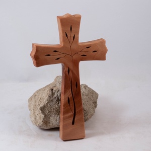 Mintás fakereszt, fali kereszt  - otthon & életmód - vallás - kereszt - Meska.hu