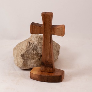Fakereszt talpas, asztali kereszt, Otthon & Életmód, Vallás, Kereszt, Famegmunkálás, MESKA