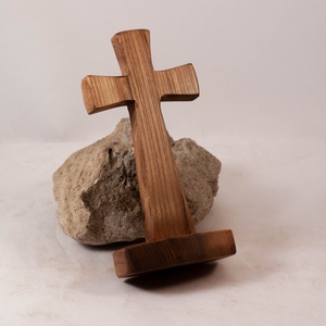 Fakereszt talpas, asztali kereszt - otthon & életmód - vallás - kereszt - Meska.hu