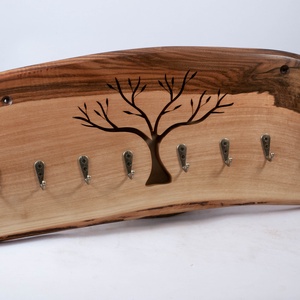 Fali kulcstartó, fogas, ékszertartó, akasztó, Otthon & Életmód, Dekoráció, Fali és függő dekoráció, Fali kulcstartó, Famegmunkálás, MESKA