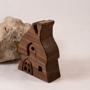  Fa házikó, fa építő, kirakó - játék & sport - építőjáték - Meska.hu