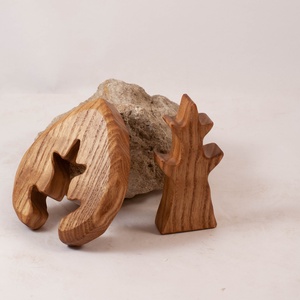  Fa fa, fa építő, kirakó - játék & sport - készségfejlesztő és logikai játék - szín és formaválogató játékok - Meska.hu