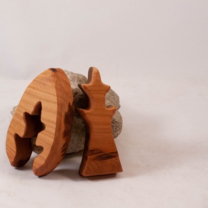  Fa fa, fa építő, kirakó - játék & sport - készségfejlesztő és logikai játék - szín és formaválogató játékok - Meska.hu