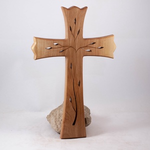 Mintás fakereszt, fali kereszt , Otthon & Életmód, Vallás, Kereszt, Famegmunkálás, MESKA