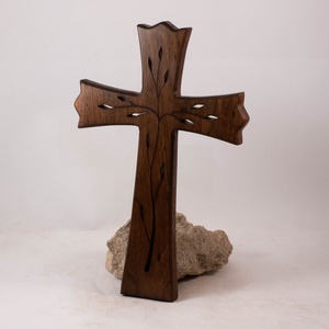 Mintás fakereszt, fali kereszt , Otthon & Életmód, Vallás, Kereszt, Famegmunkálás, MESKA